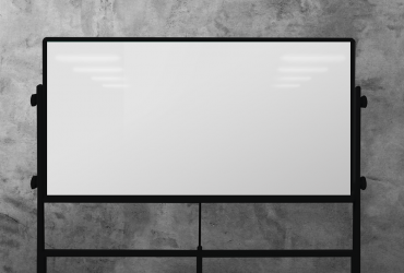 活動雙面式氣壓升降白板